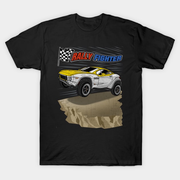 Rally Fighter 4x4 Off Road Crossover T-Shirt by Guyvit